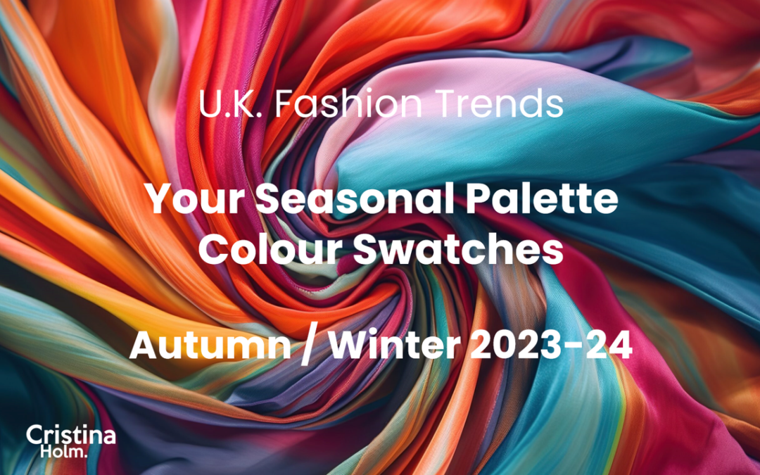 UK Fashion Trends – Seasonal colour swatches for Autumn Winter 2023