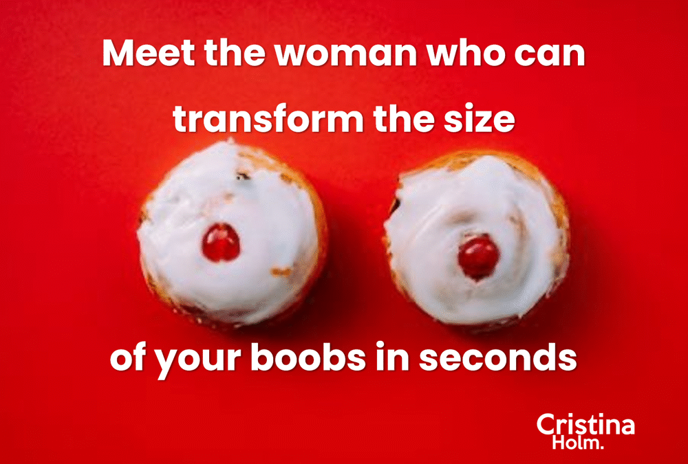 Meet the woman who can transform the size of your boobs in seconds