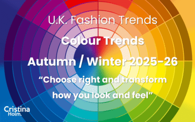 My best ‘fashion trend’ colours for the new Autumn / Winter season (2025-26)