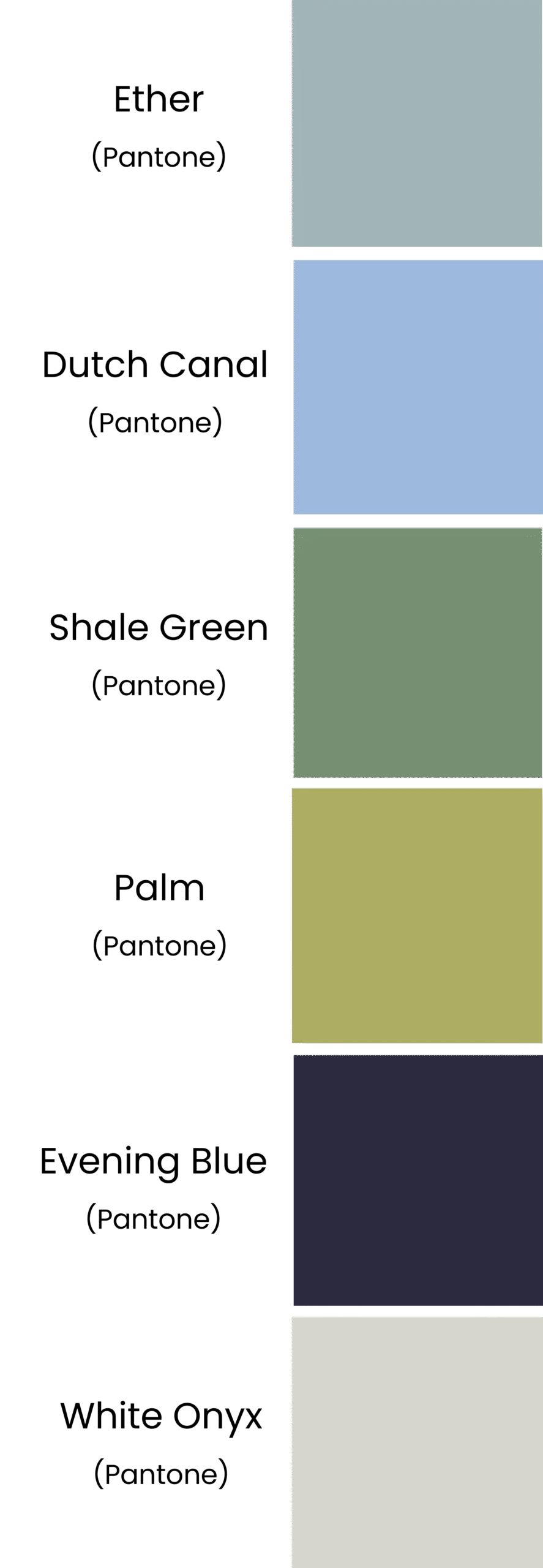 Fashion Colour Trends - SUMMER Palette for Spring Summer 2026