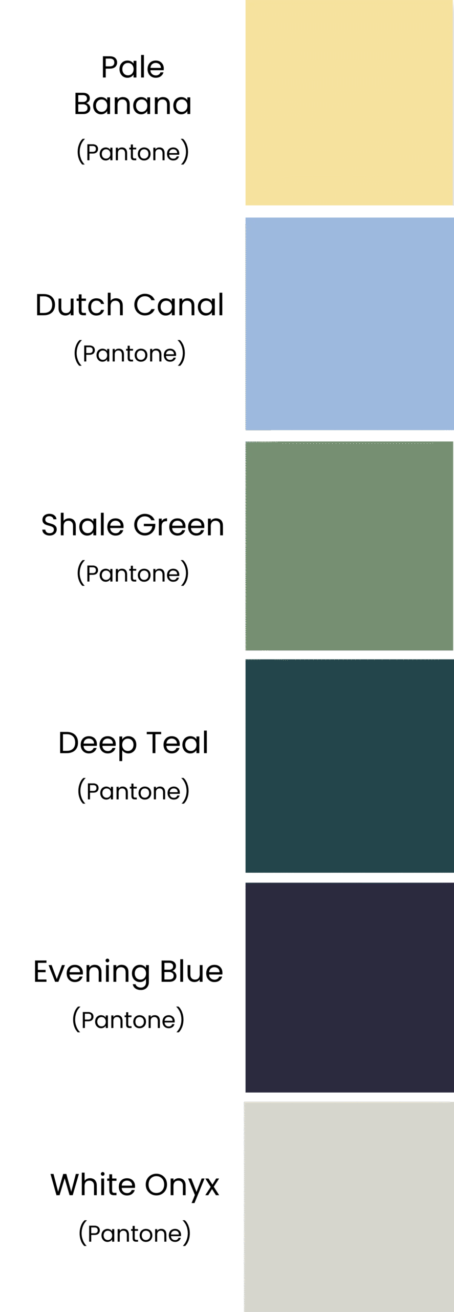 Fashion Colour Trends - WINTER Palette for Spring Summer 2026