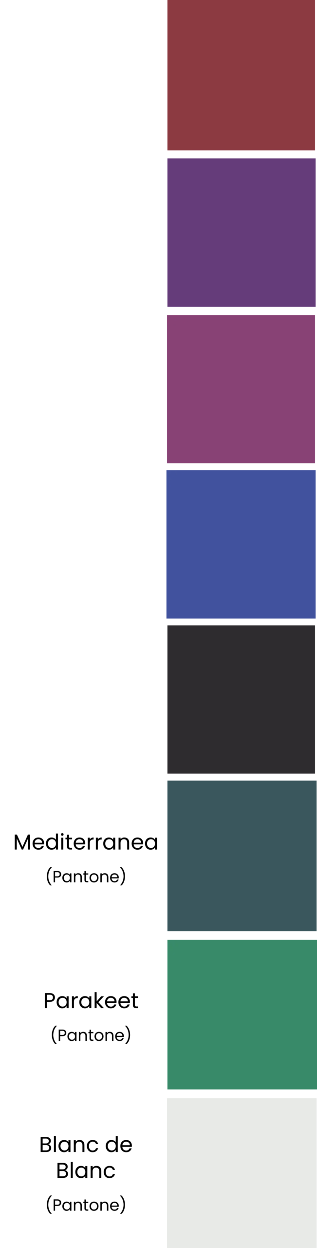 Fashion Colour Trends - WINTER Palette for Spring Summer 2026